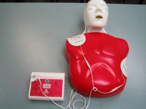 CPR Mannequin and AED Trainer