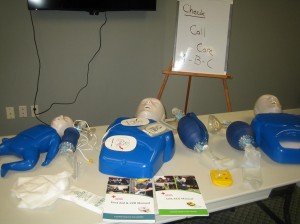 First Aid and CPR Training Room