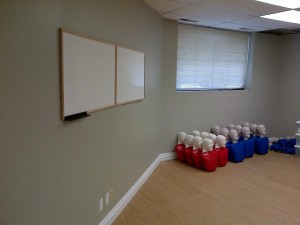 Classroom for CPR Training Courses in Calgary