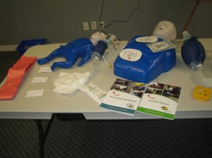 Standard and emergency first aid training supplies
