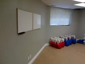 Classroom for CPR Training Courses in Calgary